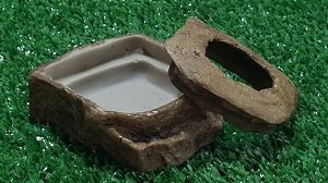 Comedouro De Larvas Pequeno Para Repteis Cm 010 Artexotics