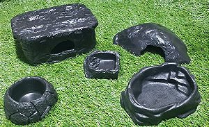 Kit Preto Gecko, Leopard Gecko Kit-019, Artexotics