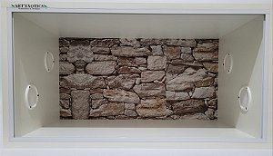 Terrário Para Repteis Branco 100x40x40 Corn,pogona,geckos - Artexotics