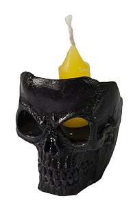 Porta Vela Caveira, Castiçal, Suporte Vela Palito Artexotics