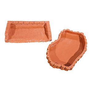 Kit Jabuti Comedouro Bebedouro Kit 029 Artexotics