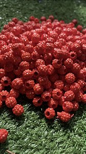 Miçanga Abacaxi Vermelho - 10 unidades