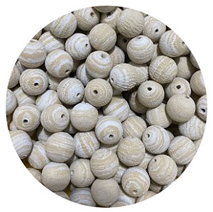 Eva Boleado Bege e Branco - 50 unidades