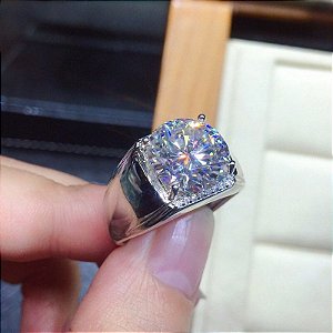 Anel Feminino com Pedra Zircônia Luxo