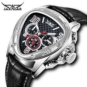 Relógio Masculino Prateado Dual Time Steel Venon