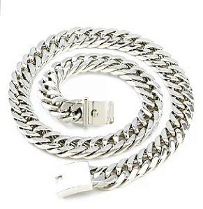 Pulseira Masculina em Aço Cirúrgico 17 mm