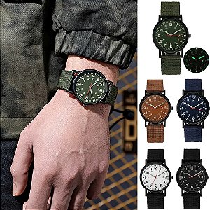 Relógio Masculino Quartzo Estilo Militar Esporte