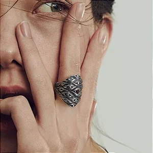 Anel Esotérico Masculino – Olho que Tudo Vê, Amuleto de Proteção e Poder Espiritual