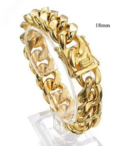 Pulseira Masculina Grummet 18 mm