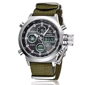 Relógio Digital Masculino Pulseira Strap
