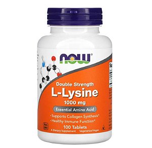 L-Lysine Now Foods 1000 mg 100 Tablets