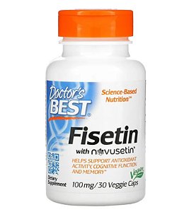 Fisetin Doctor Best com Novusetin 100 mg 30 caps