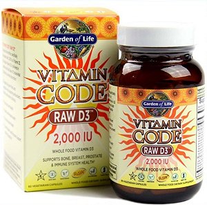 Vitamina D Garden of Life 2000 IU + Probiótico