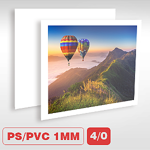 IMPRESSÃO U.V EM PLACA PS M² (1x1 m)