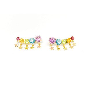 Brinco Rainbow Stars