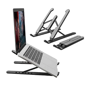 Base Suporte de Mesa Para Notebook Regulável Home Office