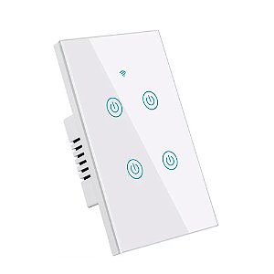 Interruptor Inteligente Wireless com 4 Botões ALPHA-100-4 - Aitek