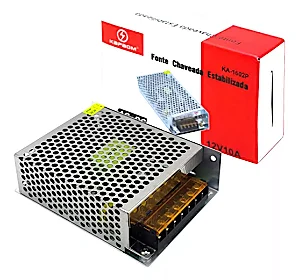 Fonte Chaveada 12v 10a 120w Bivolt P/ Automotio (ka-1602)