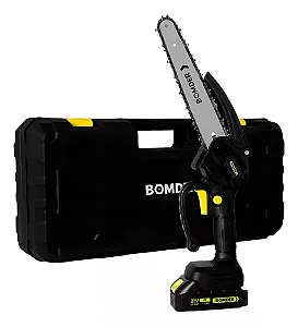 Mini Motoserra Portátil Recarregável 21V BOM-9103