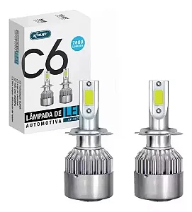 Lâmpada LED Automotiva Super Branca 7600 Lumens H3 KP-HLC6