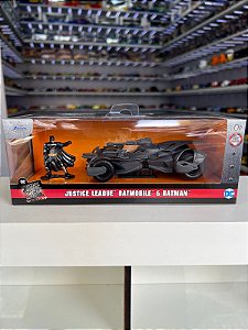 Batmobile 2017 Com Boneco - Liga da Justiça - Batmóvel - Batman - Jada - 1/32