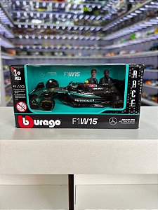 Fórmula 1 Mercedes Benz AMG Petronas W15 Hamilton Winner British Gp 2024 1:43 Bburago