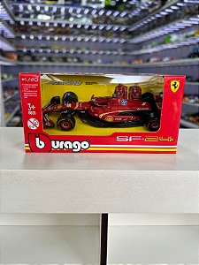 Fórmula 1 Ferrari SF24 Charles Leclerc 2024 1:43 Bburago