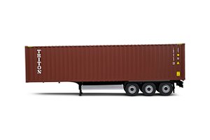 Carreta Porta Container 1:24 Solido
