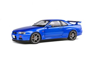 Nissan Skyline GT-R (R34) 1999 1:18 Solido Azul