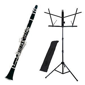 Kit Clarinete CL 200 New York + Estante de Partitura S1