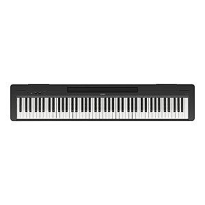 Piano Digital P 145B Preto 88 Teclas Sensitivas Com Fonte e Pedal Yamaha