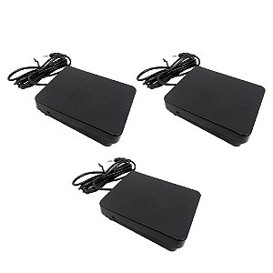 Kit 3 Pedais Sustain Rhythmic para Teclado e Piano Digital