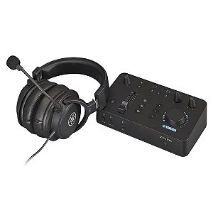 Kit Mesa de Som ZG01 e Fone YH-G01 para Streaming e Jogos Yamaha