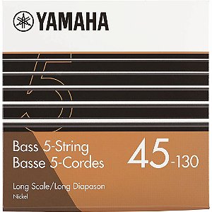 Encordoamento para Contrabaixo 5 Cordas Nickel Long Scale 45-130 GSB45-5 Yamaha