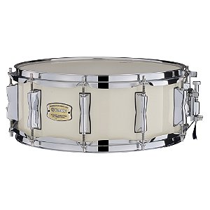 Caixa de Bateria Stage Custom 14 x 5,5 SBS 1455 CLW Birch Classic White Yamaha