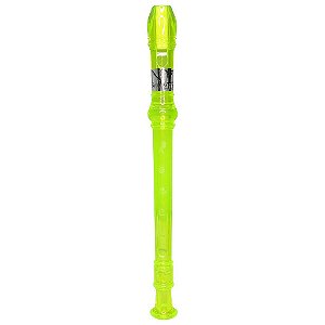 Flauta Doce Germânica Verde Translucida FL 20G G New York
