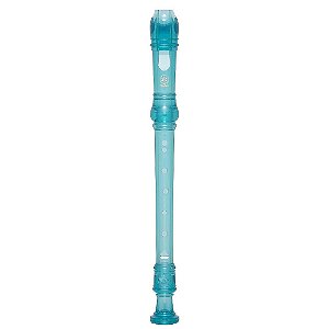 Flauta Doce Soprano Barroca Em C YRS-20B Azul Yamaha