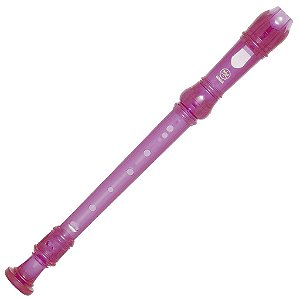Flauta Doce Soprano Barroca Em C YRS-20B Rosa Yamaha