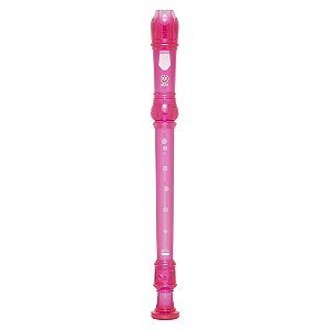 Flauta Doce Soprano Germânica Em C YRS-20G Rosa Yamaha