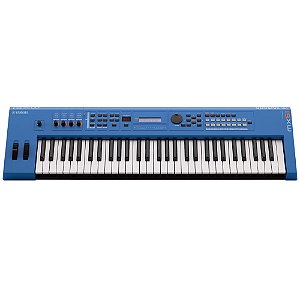 Teclado Sintetizador 61 Teclas MX 61 BU Azul com Fonte Yamaha