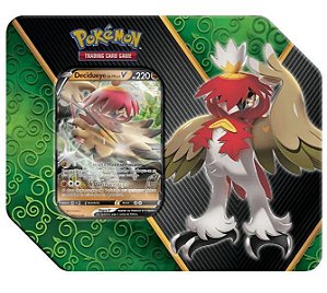 Card Pokémon Lata Poderes Divergentes Decidueye de Hisui V