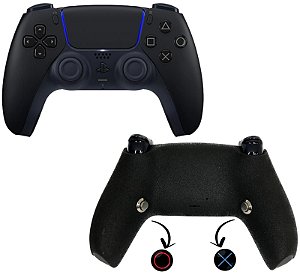 PS5 Controle Pro Midnight Black com Grip