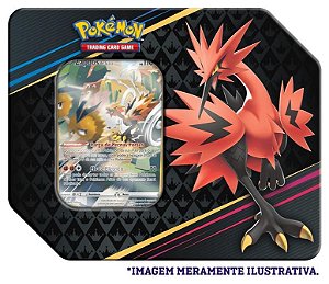 Card Pokémon Lata Realeza Absoluta Zapdos De Galar