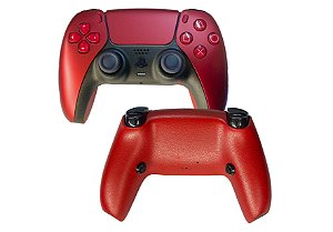 PS5 Controle New Pro Volcanic Red com Grip