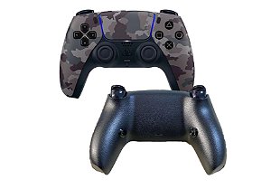 PS5 Controle New Pro Gray Camouflage com Grip