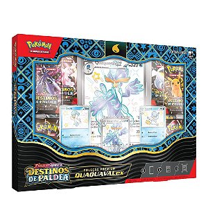 Card Pokémon Box Destinos de Paldea Quaquaval Ex