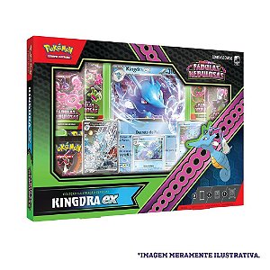 Card Pokémon Box Fábulas Nebulosas Kingdra Ex