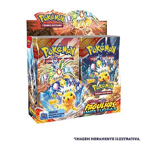 Card Pokémon Booster Box EV8 Fagulhas Impetuosas
