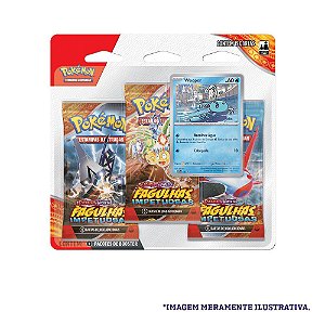 Card Pokémon Blister Triplo EV8 Wooper