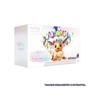 Card Pokémon Box Treinador Avançado EV8.5 Evoluções Prismáticas